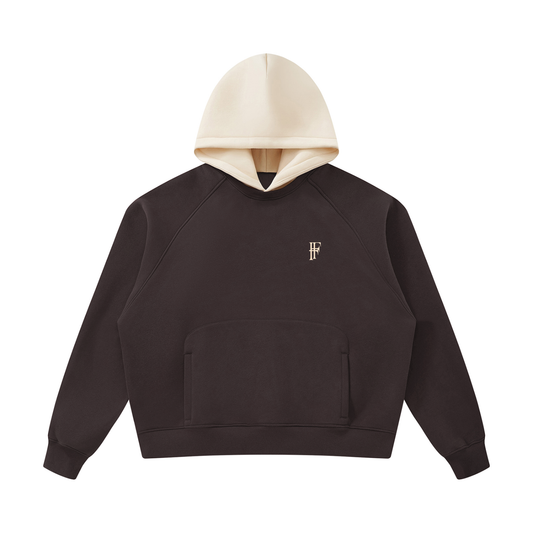 Unisex Fleece Color Block Hoodie